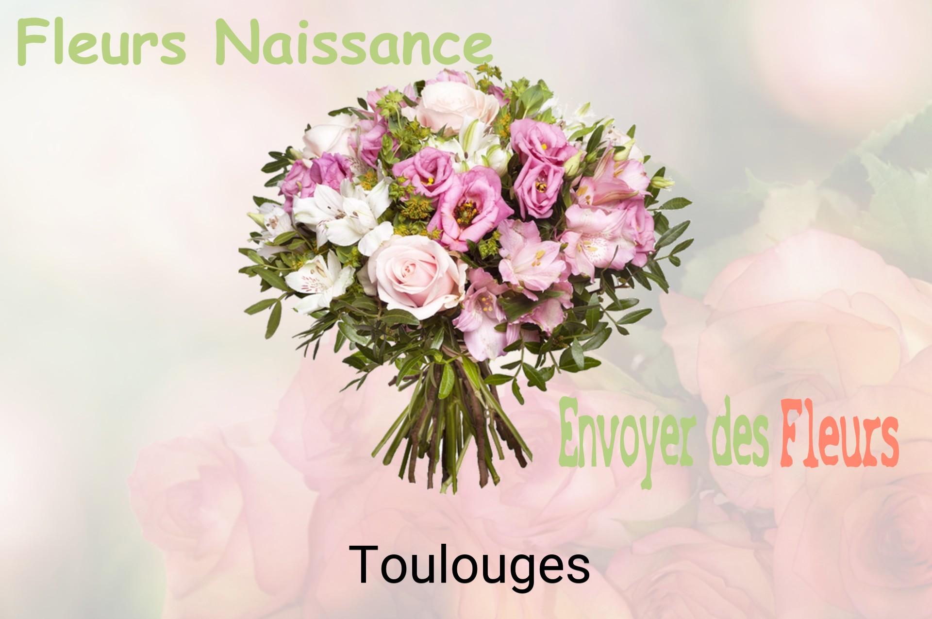 Bouquet de fleurs de naissance livré à Toulouges