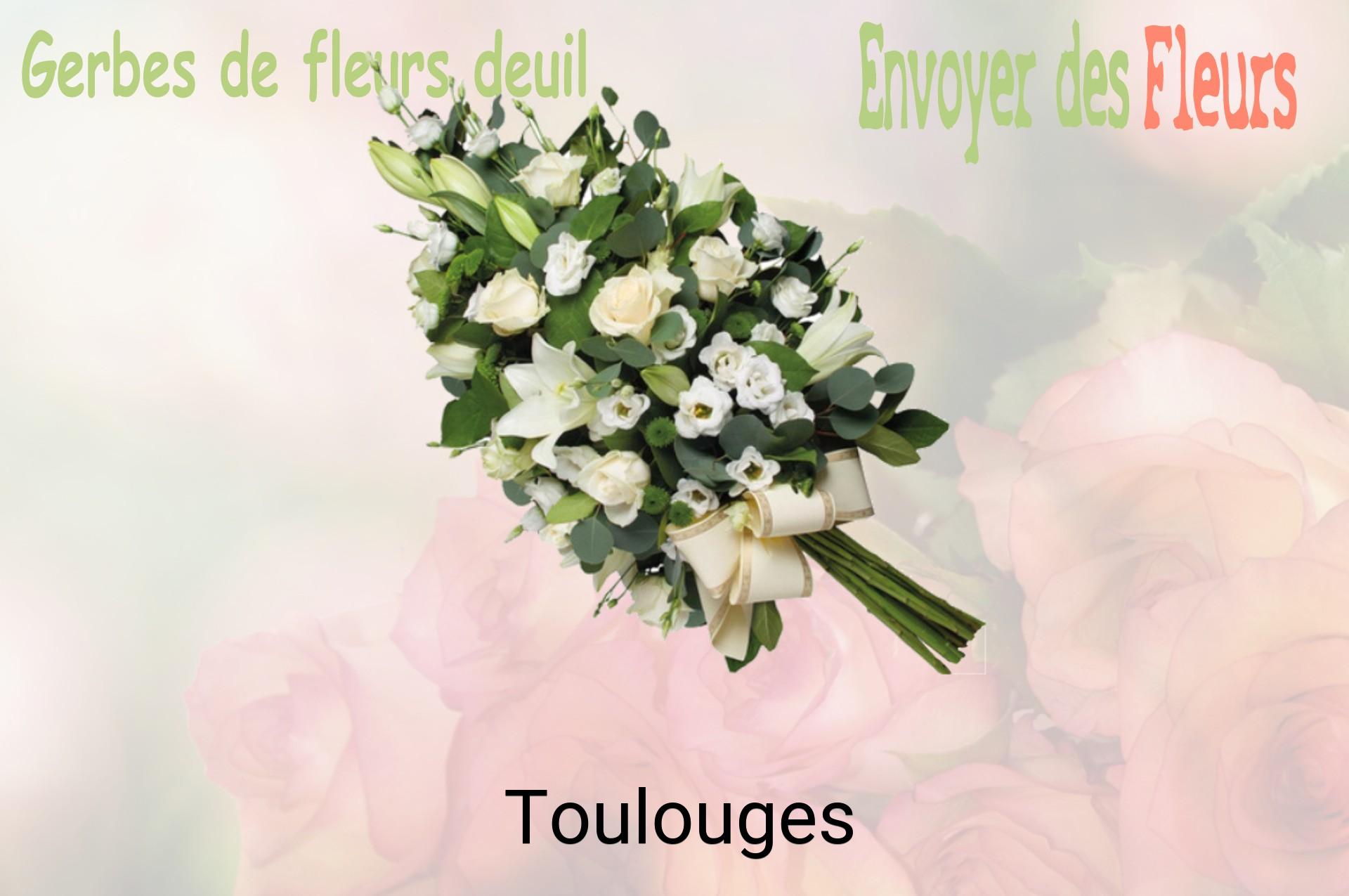 Gerbe de fleurs de deuil livrée à Toulouges